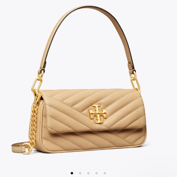 TORY BURCH NWT 💯AUTHENTIC Kira Chevron Flap - Picture 2 of 8